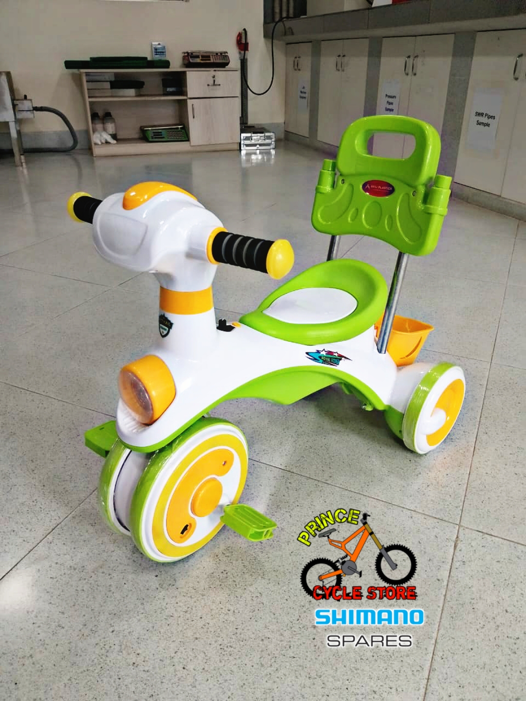 Picture of Akij Royal Rider Booster KD Tricycle With Music & Light For Baby Bike