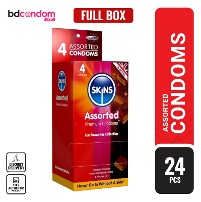 Picture of Skins Assorted Premium Condom - 24Pcs Pack Full Box