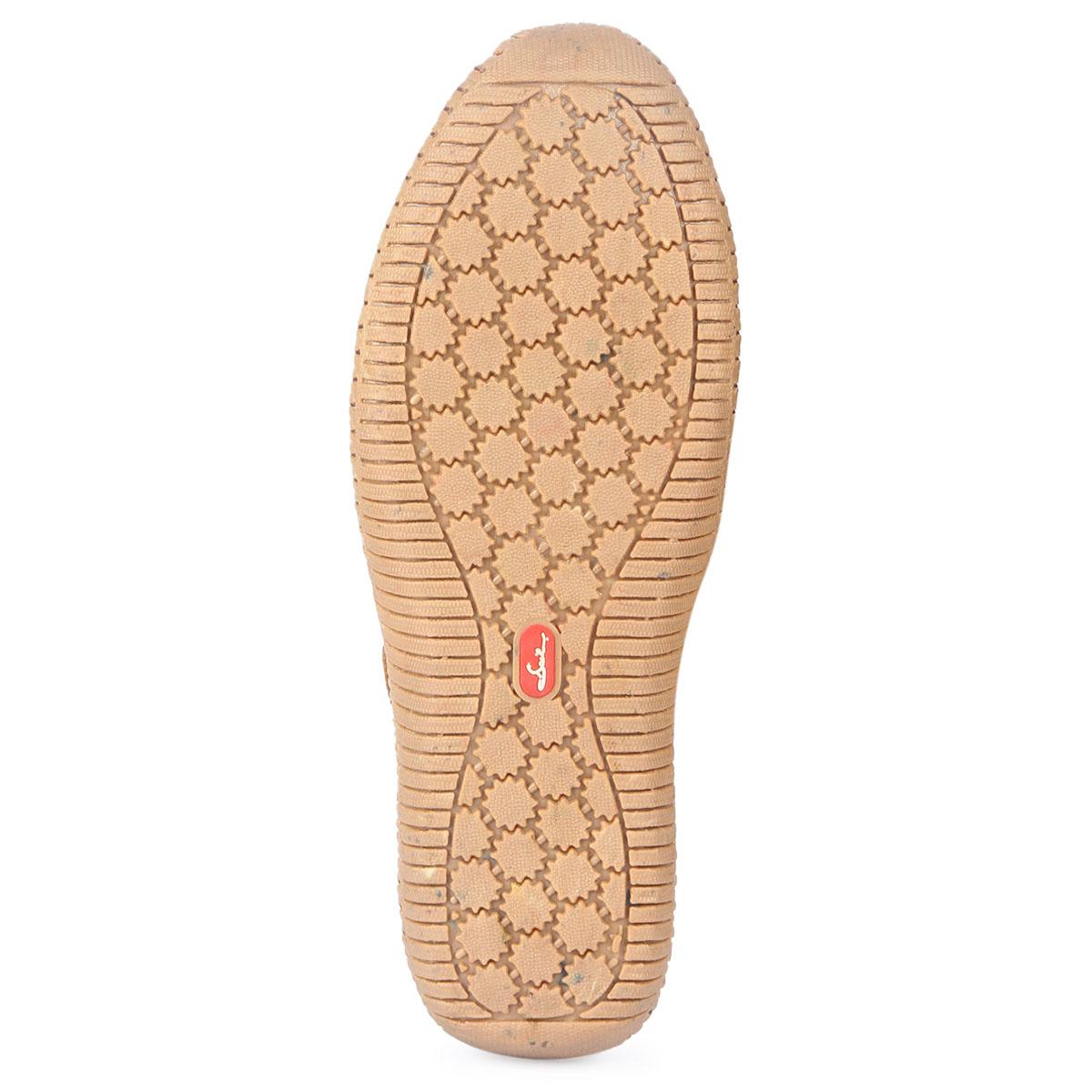 Picture of Brown Leather Buckle Sandal for Men