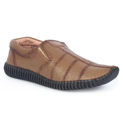 Picture of Black Leather Sandal For Men