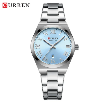 Picture of CURREN 9095 Quartz Women’s Watch-Silver Light Blue