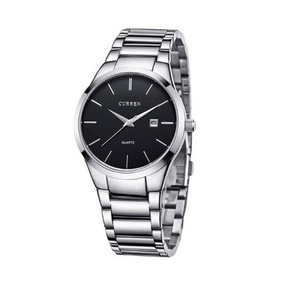 Picture of Curren Watch 8106 Silver Black For Men