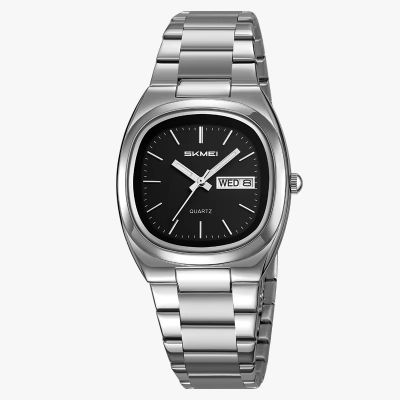 Picture of SKMEI – 2420 – Unisex Day Date High Quality Watch – Silver/Black