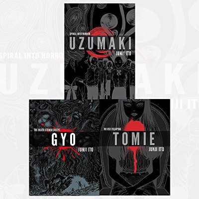 Picture of Junji Ito Serie 3: Deluxe Ediction  Collection 3 book Set (Gyo, Tomie, Uzumaki))(premium quality)