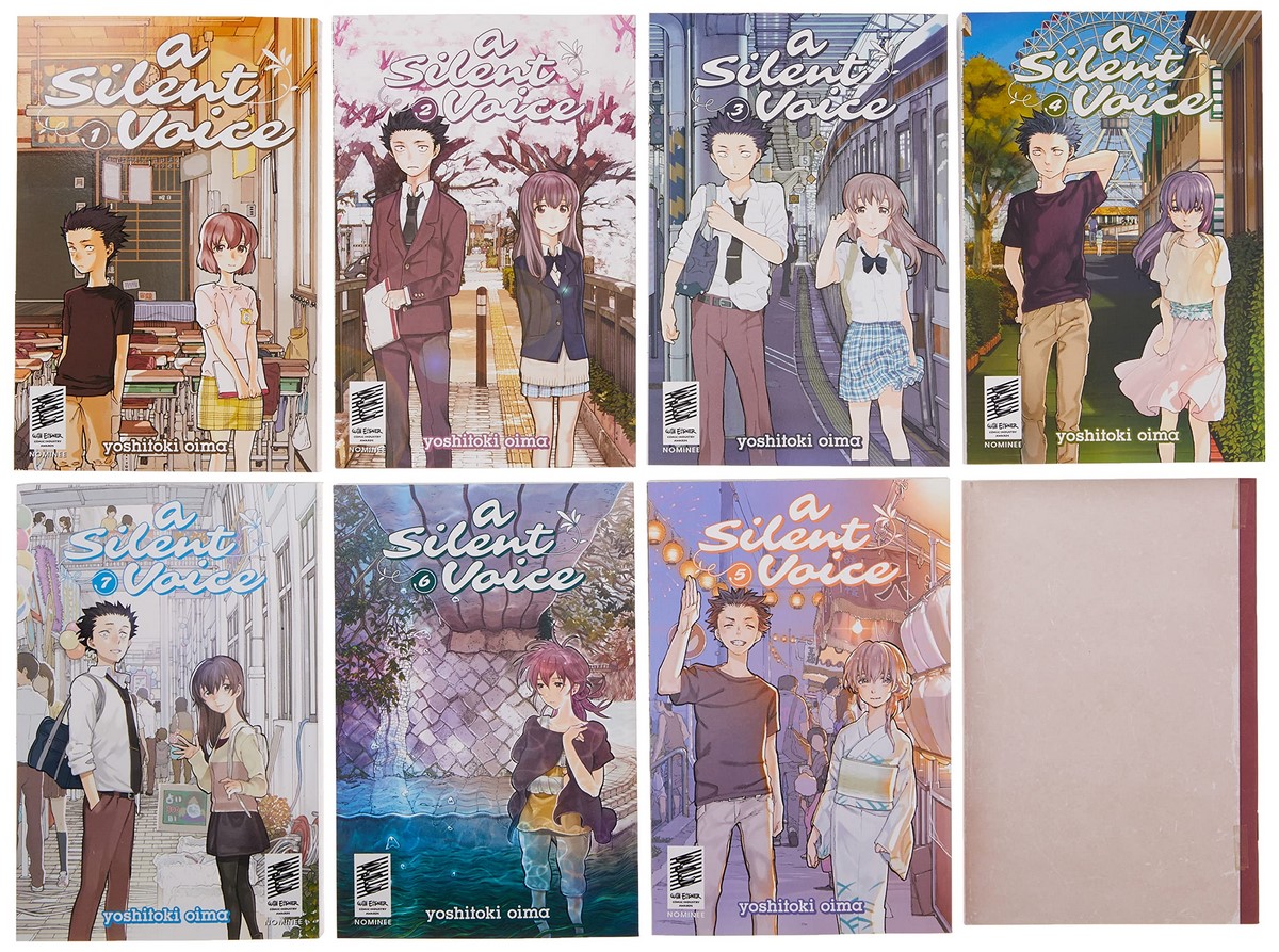 Picture of A Silent Voice Complete Series Box Set Paperback  full set,   premium quality  Manga (7 book set )