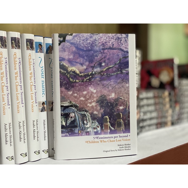 Picture of 5 Centimeters per Second + Children Who Chase Lost Voices  April 27, 2021   premium quality  novel