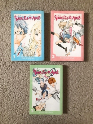 Picture of Your Lie in April 1 Paperback – March 24, 2015  premium quality  Manga (11 pics book)