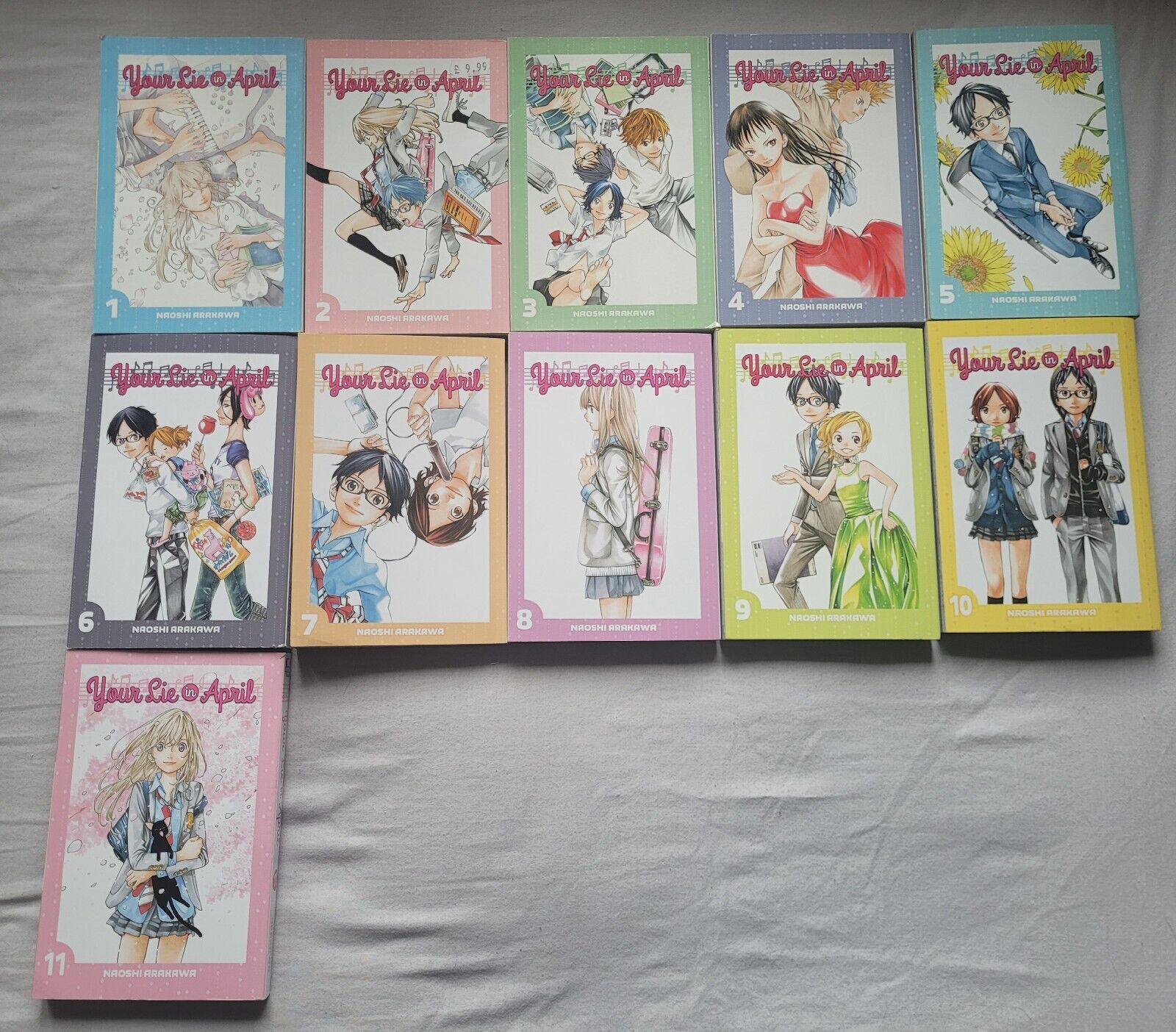 Picture of Your Lie in April 1 Paperback – March 24, 2015  premium quality  Manga (11 pics book)