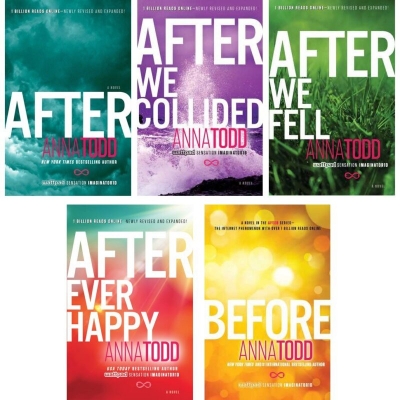 Picture of The Complete After Series Collection 5 Books Box Set by Anna Todd (After Ever Happy, After, After We Collided, After We Fell, Before) Paperback  premium quality  novel