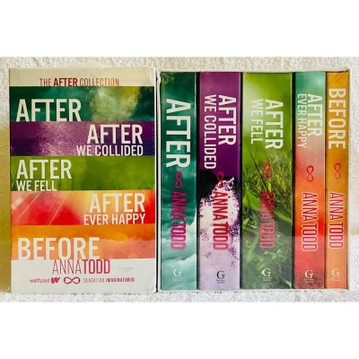 Picture of The Complete After Series Collection 5 Books Box Set by Anna Todd (After Ever Happy, After, After We Collided, After We Fell, Before) Paperback  premium quality  novel