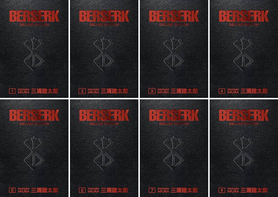 Picture of Berserk Deluxe Edition - Complete  Collection Set - Books 1-13  – January 1, 2018 premium quality Manga the Dark manga
