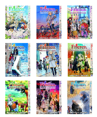 Picture of Frieren : Beyond Journey's End Manga Volume 1-9 English Version Comic New high quality  (9books set)