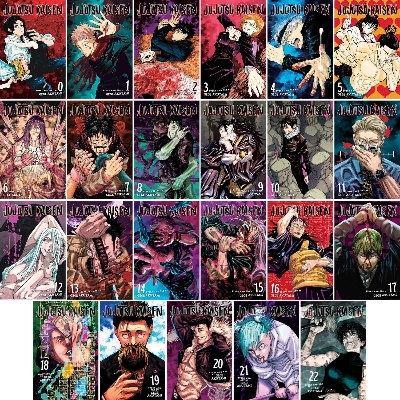 Picture of Jujutsu Kaisen Series (Vol 0/22) Collection Set By Gege Akutami Paperback – January 1, 2021