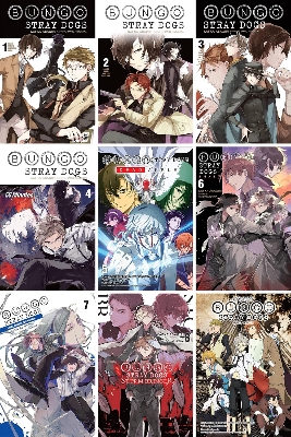 Picture of Bungo Stray Dogs, Vol. 1 -9 (light novel) by Kafka Asagiri collection set Paperback  January 1, 2022