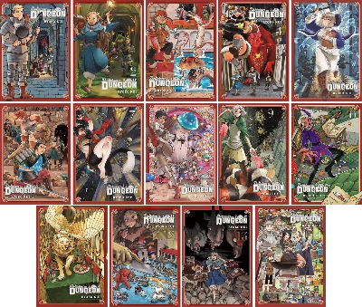 Picture of Delicious in Dungeon Manga Set Vol. 1-14 by Ryoko Kui Paperback – January 1, 2021