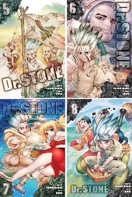 Picture of Dr. STONE Manga, Set of 26 Books. Vol. 1-26 Paperback – January 1, 2021
