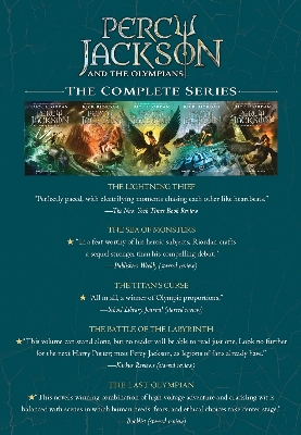 Picture of Percy Jackson and the Olympians 5 Book Paperback Boxed Set (w/poster) Product Bundle – April 4, 2023