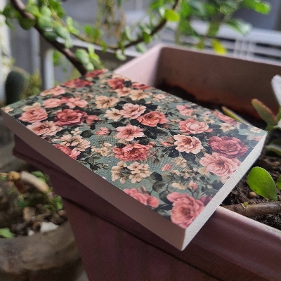 Picture of Notepad (1 ps)-Pocket size- Floral Novel