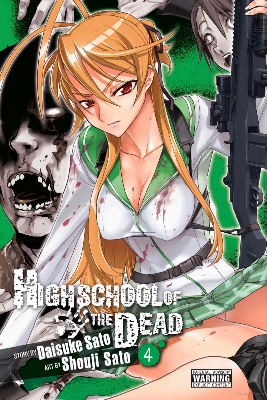 Picture of Highschool of the Dead Manga Vol. 4 Anime Graphic Novels And Comics Book Series by Hajime Isayama