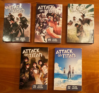 Picture of Attack on T I T a N Vol 4 Anime Manga Series Japanese Language Paperback Book