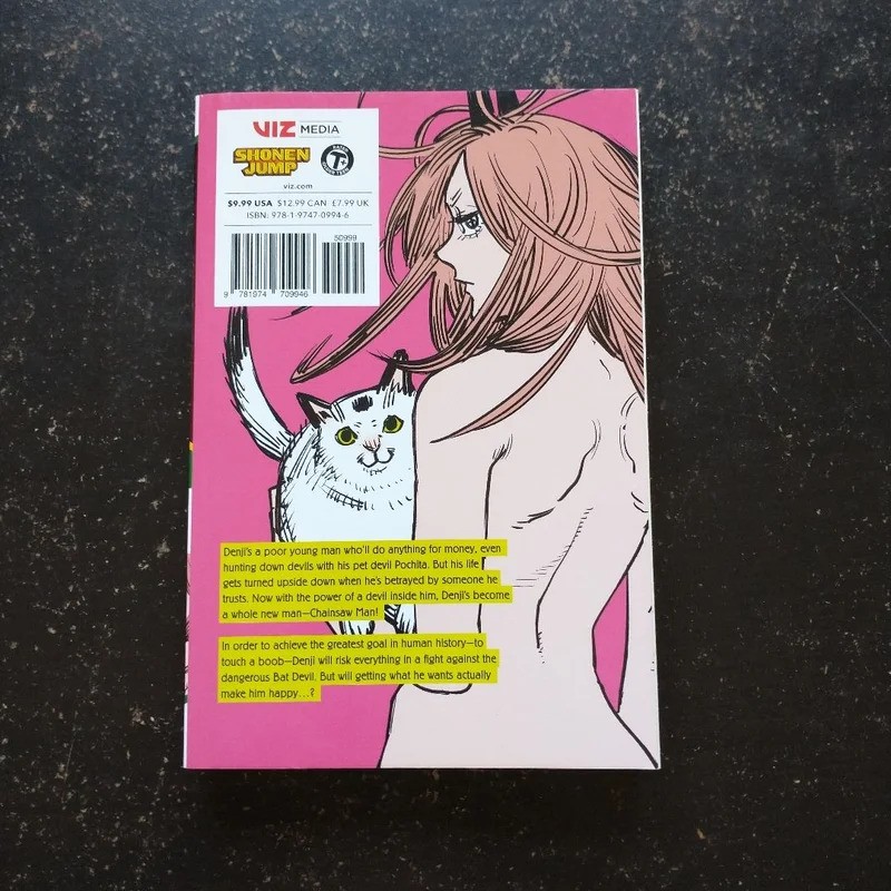 Picture of Chainsaw Man Volume 2 Manga Japanese Comics Anime Literature
