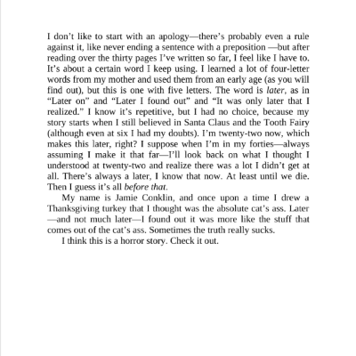 Picture of Later by Stephen King ( Premium Papers and Matte Covers ) Novel