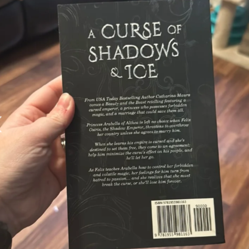 Picture of A Curse of Shadows and Ice by Catharina Maura ( Premium Paper and Matte Cover ) Novel