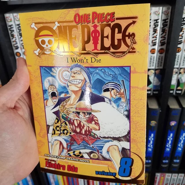 Picture of One Piece Manga Vol 8 I Won't Die Japanese Import Anime Graphic Novel Manga Comic Book