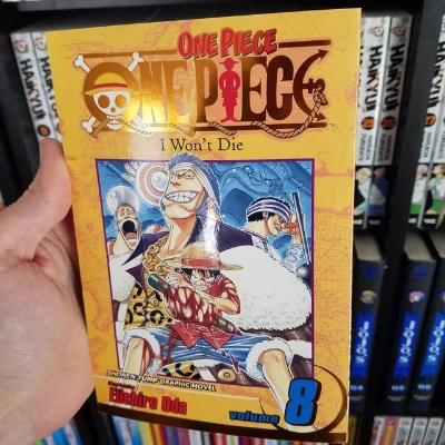 Picture of One Piece Manga Vol 8 I Won't Die Japanese Import Anime Graphic Novel Manga Comic Book