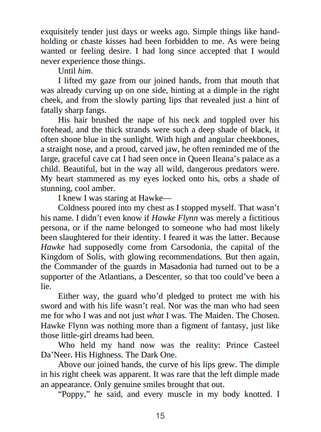 Picture of A Kingdom of Flesh and Fire ( Blood and Ash #2 ) by Jennifer L. Armentrout ( Premium Print and Matte Cover ) ) Novel