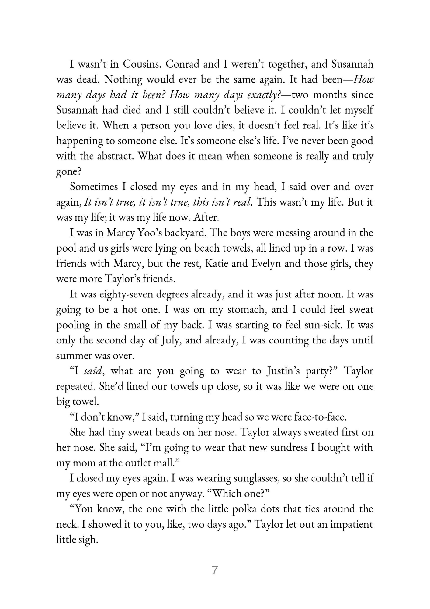 Picture of It's Not Summer Without You ( Summer, #2 ) by Jenny Han ( Premium Paper and Matte Cover ) Novel
