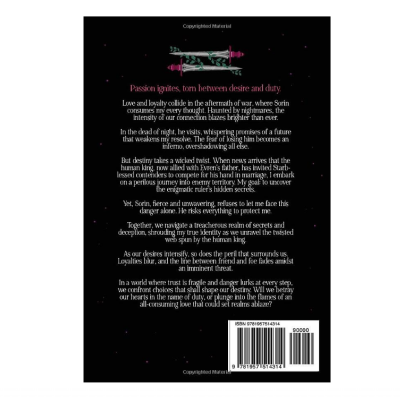 Picture of A Kingdom of Fire and Fate ( Stars and Shadows #4 ) ( Book by Holly Renee ) ( Premium Paper and Matte Cover ) Novel