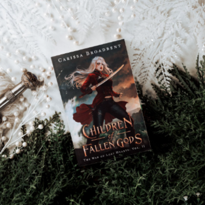 Picture of Children of Fallen Gods ( The War of Lost Hearts #2 ) ( Book by Carissa Broadbent ) ( Premium Paper and Matte Cover ) Novel