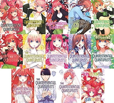 Picture of Quintessential Quintuplets Manga Collection Vol 1-14 (14 books set) without box