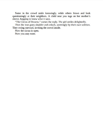 Picture of The Night Circus Book by Erin Morgenstern ( Premium Paper and Matte Cover ) Novel