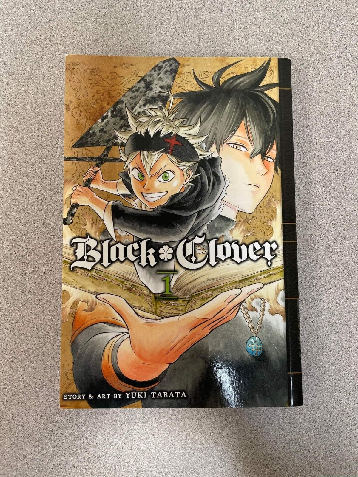 Picture of Black Clover Manga Vol 1 by Shonen Jump Black Cover Japanese Cartoon Anime Series (Paperback)
