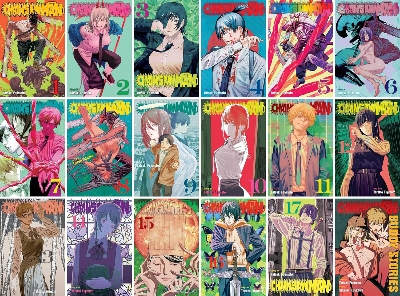 Picture of Chainsaw Man Series Complete Collection (Vol. 1-18 ), Manga Set by Tatsuki Fujimoto (18 Books) Paperback – December 1, 2024