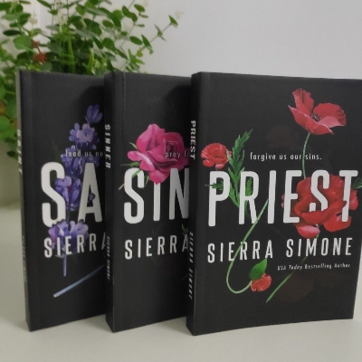 Picture of Priest Trilogy (Priest, Sinner & Saint) Books by Sierra Simone (Premium Paper & Matte Cover) Novel