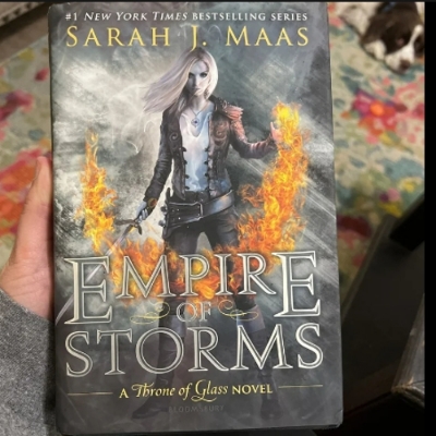 Picture of Empire of Storms ( Throne of Glass #5 ) ( Book by Sarah J. Maas ) ( Premium Paper and Matte Cover ) Novel