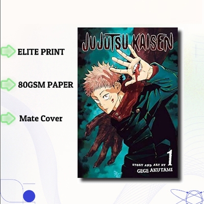 Picture of Jujutsu Kaisen Volume 1 | Premium Quality Paperback Manga | MANGA Book gardan