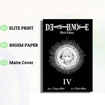 Picture of DEATH NOTE(BLACK EDITION) VOL.4 | PAPERBACK MANGA | MANGA Book gardan
