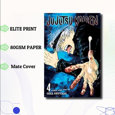 Picture of Jujutsu Kaisen Volume 4 | Premium Quality Paperback Manga | MANGA Book gardan