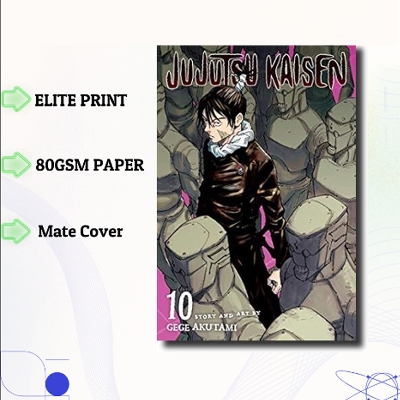 Picture of Jujutsu Kaisen Volume 10 | Premium Quality Paperback Manga | MANGA Book gardan