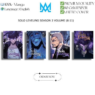 Picture of SOLO LEVELING (Colored) SEASON 3 | VOL(8-11) | Paperback | MANGA Book gardan