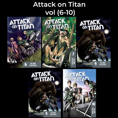Picture of Attack On Titan SET Volume.(6-10) | Premium Quality Paperback Manga | MANGA Book gardan