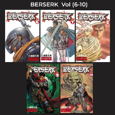 Picture of Berserk SET Volume (6-10) | Premium Quality Paperback Manga | MANGA Book gardan