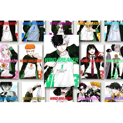 Picture of Wind Breaker,Complete Set,Volume.(1-19) | Premium Quality Paperback Manga | MANGA Book gardan