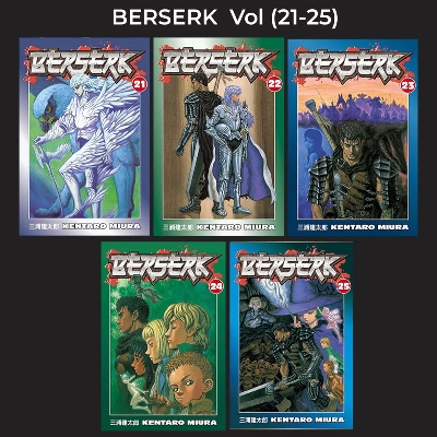 Picture of Berserk SET Volume (21-25) | Premium Quality Paperback Manga | MANGA Book gardan
