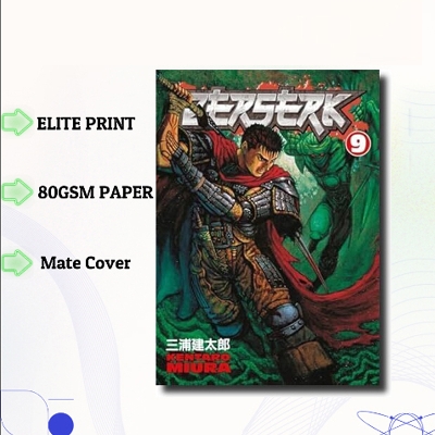 Picture of Berserk Volume 9 | Premium Quality Paperback Manga | MANGA Book gardan