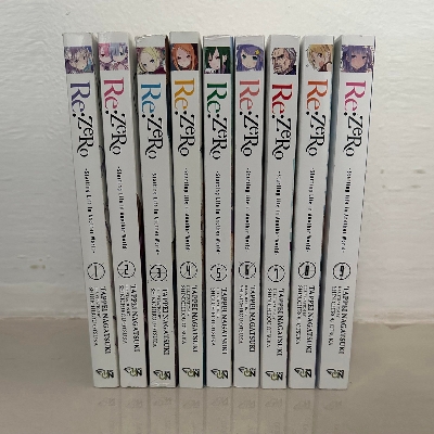 Picture of Re:Zero − Starting Life in Another World (Light Novel) SET Volume.(1-9) | Premium Quality Paperback Manga | MANGA Book gardan